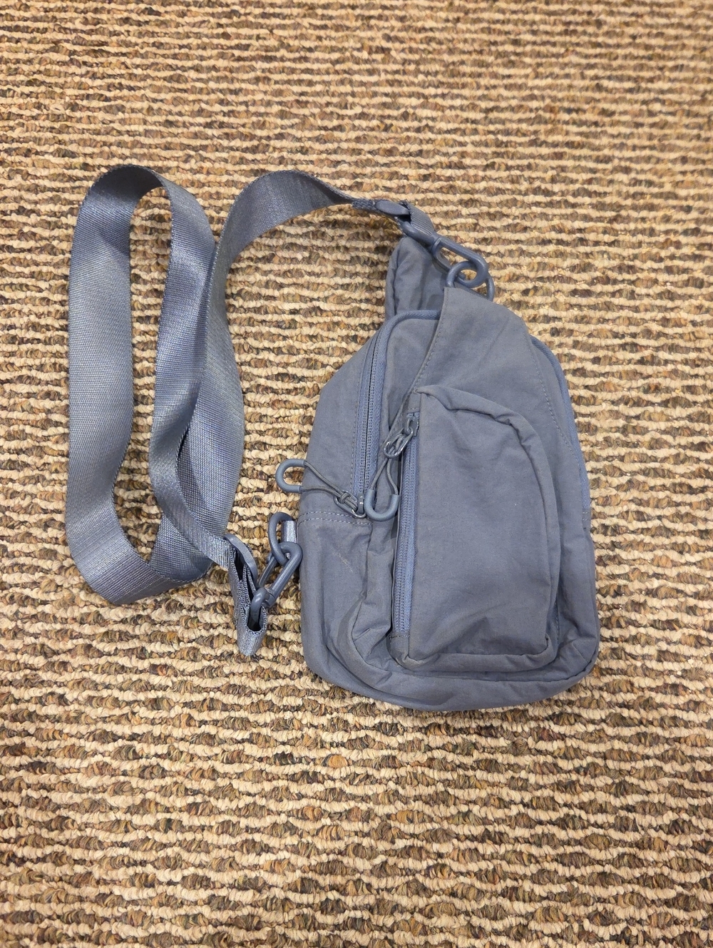 Crossbody Sling Bag - Slate Gray